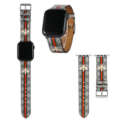 Retro Bee Pattern Apple Watch Band
