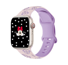 Cartoon Engraving Silicone Apple Watch Band