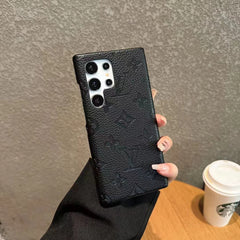 Leather Printed Samsung Case