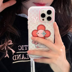 Fashionable Pink Embossed Case